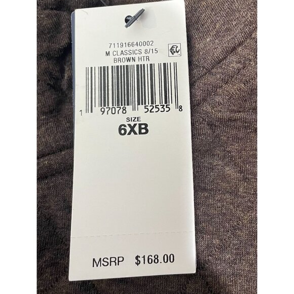 Polo Ralph Lauren Brown Heather Quilted Pullover Sweatshirt 6XB Cotton Blend Men - Picture 11 of 16